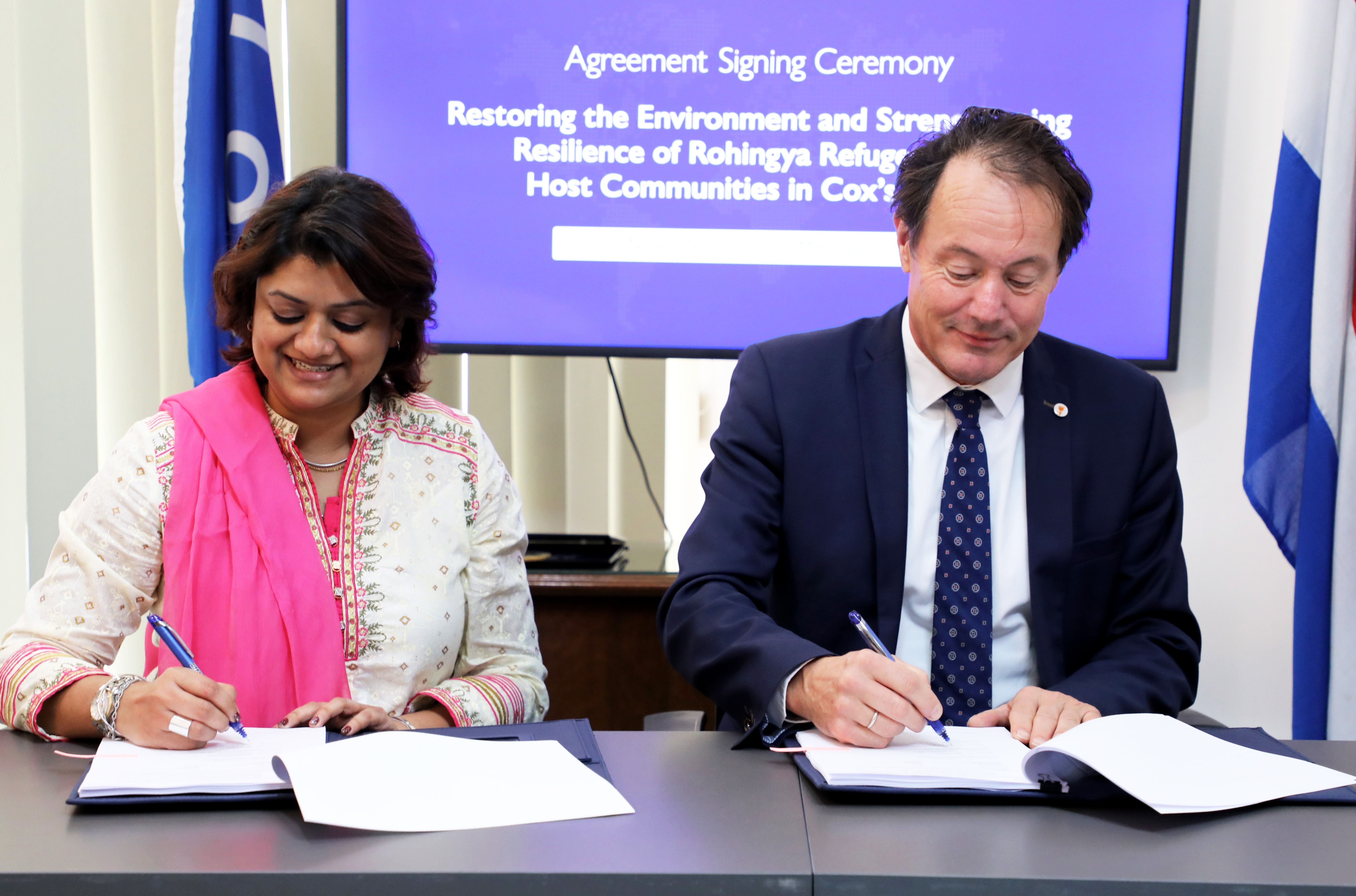 The Netherlands and IOM Join Hands to Restore the Environment and Strengthen Resilience of Rohingya Refugees and Host Communities in Cox’s Bazar